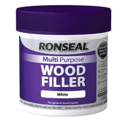 Product image for Ronseal Multi Purpose Wood Filler White 465g