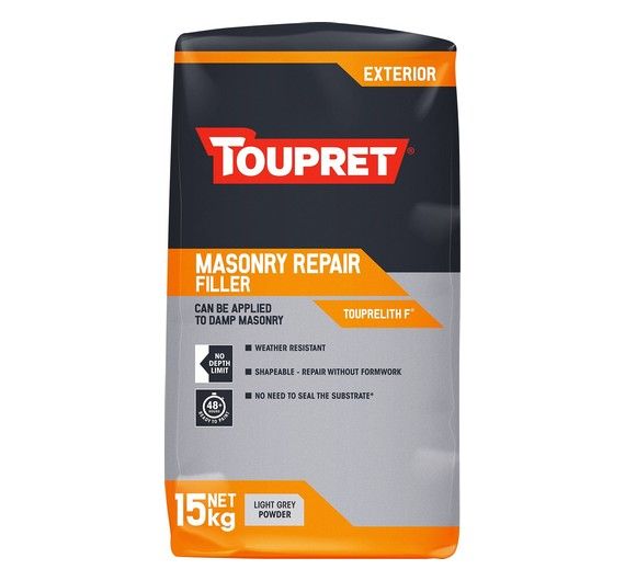 Product image for Toupret Touprelith F Masonry Repair Filler 15kg
