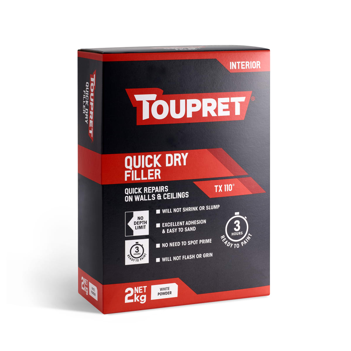 Product image for Toupret Quick Dry Filler TX110 2kg