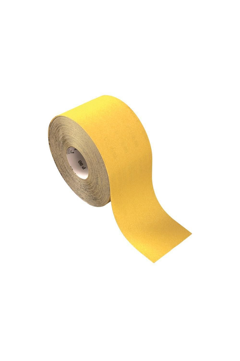 Product image for Mirka Sandpaper Yellow Oxide 115mm X 50mtr 40G