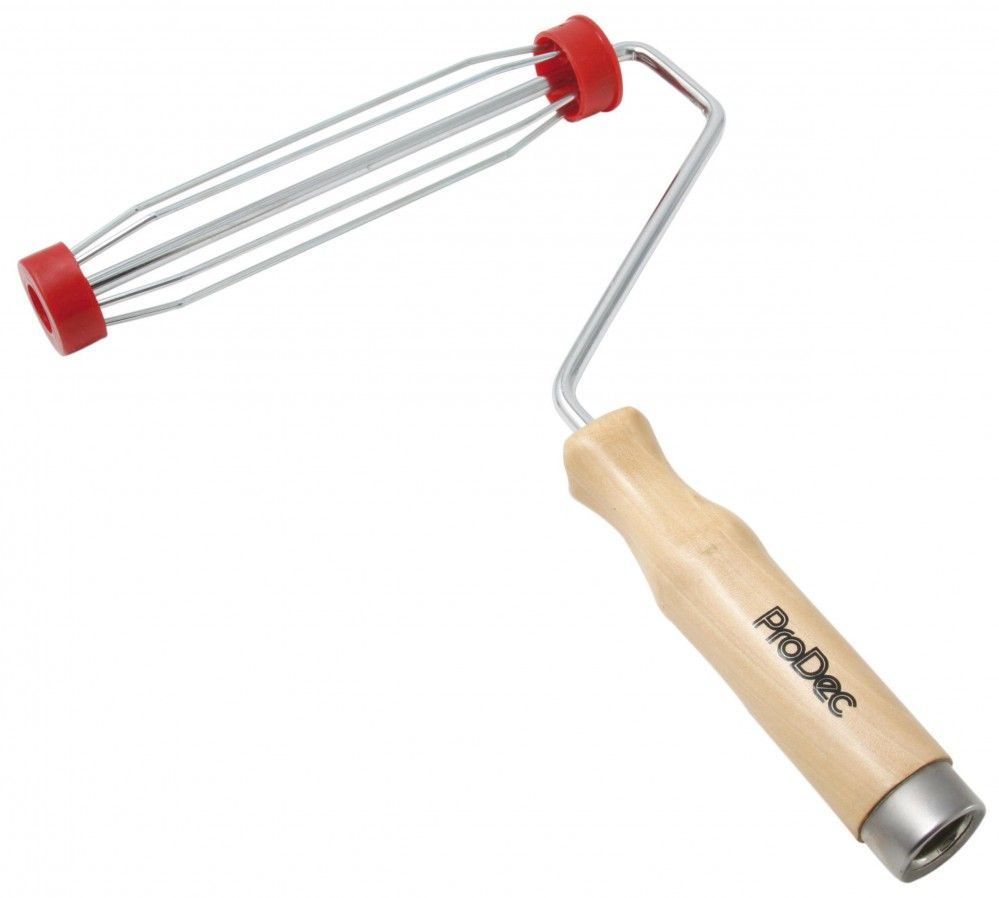 Product image for Prodec Screw Fit Cage Frame Wooden Handle 225mm