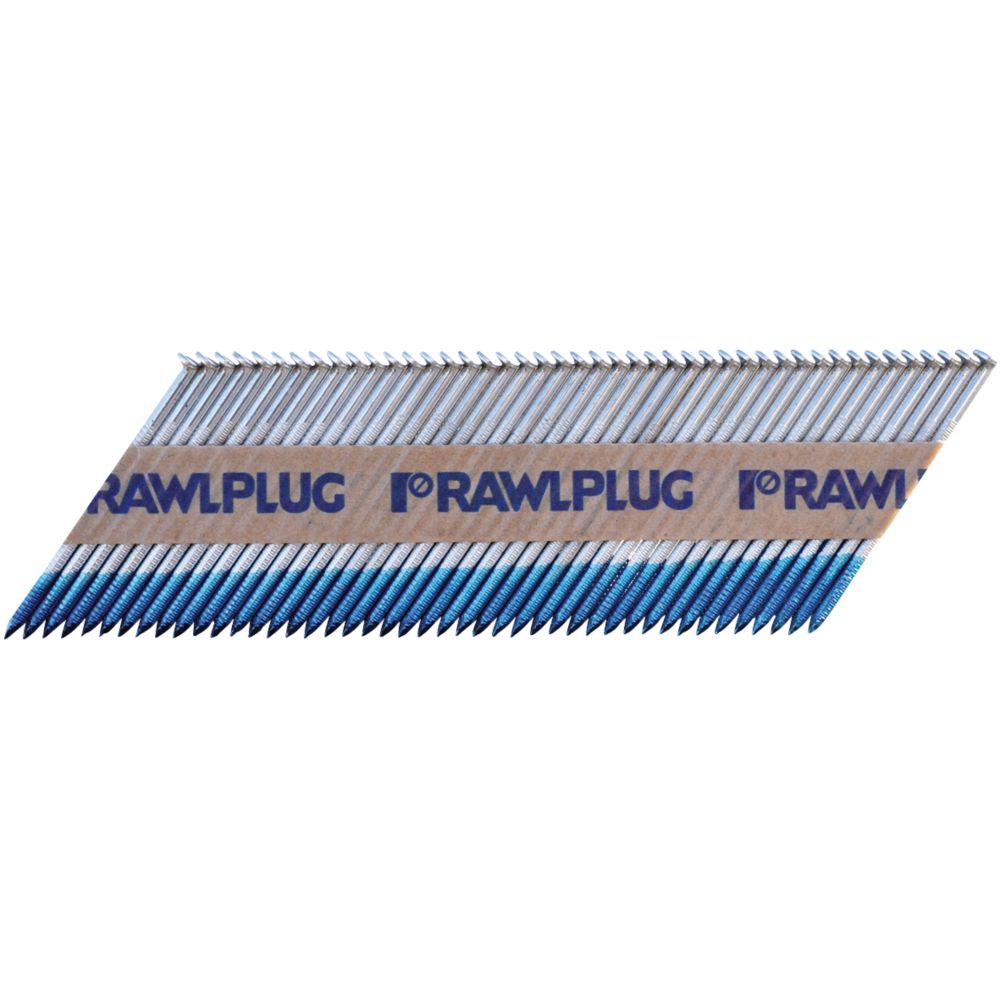 Product image for Rawlplug Galvanised Collated Nails 2.8mm x 63mm 3300 Pack