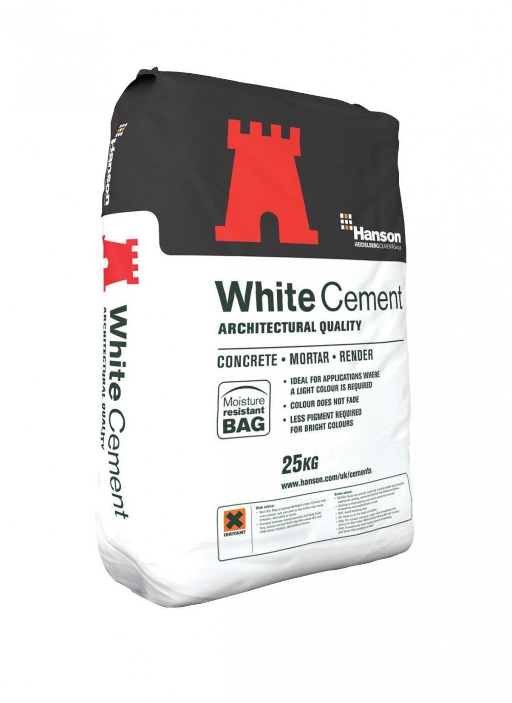 Product image for Hanson White Portland Cement 25kg