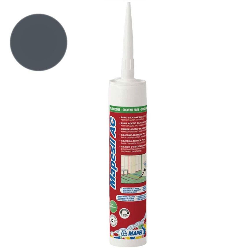 Product image for Mapei Mapesil AC Silicone Sealant 310ml - Anthracite 114