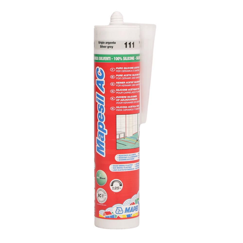 Product image for Mapesil AC Sealant 111 Silver Grey 310ml