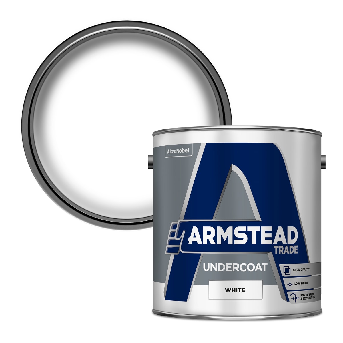 Product image for Armstead Trade Undercoat Paint 2.5L White