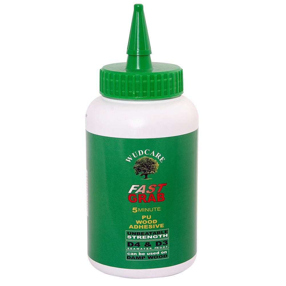 Product image for Wudcare Fast Grab 5 Minute Wood Adhesive Green 500ml