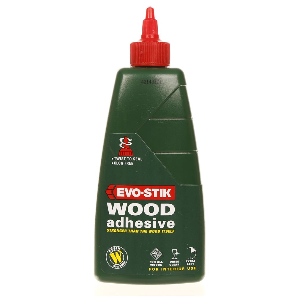 Product image for EVO-STIK Resin 'W' Interior Wood Adhesive Green 500ml