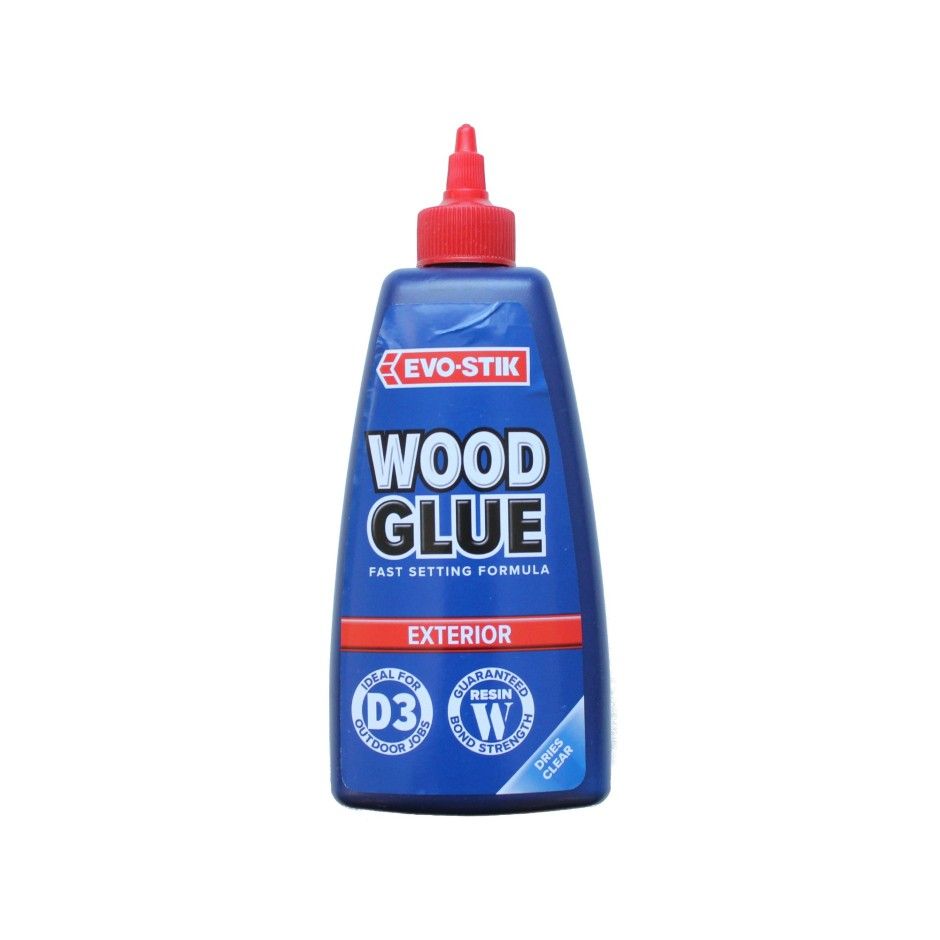 Image of EVO-STIK Resin 'W' Weatherproof Wood Adhesive Blue 500ml