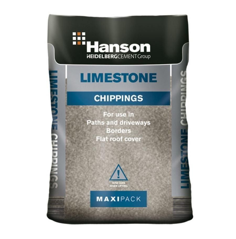 Product image for Hanson Limestone Chippings 6mm 25kg