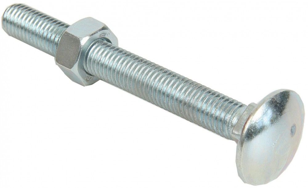 Product image for Cup Square Carriage Bolt & Nut BZP M8x40mm