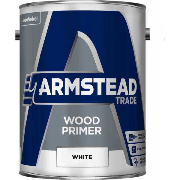 Product image for Armstead Primecoat 2.5ltr Wood Primer White