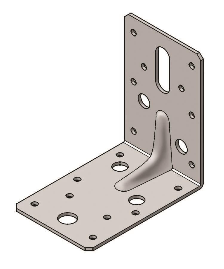 Product image for Angle Bracket Heavy Duty 90x90x59mm