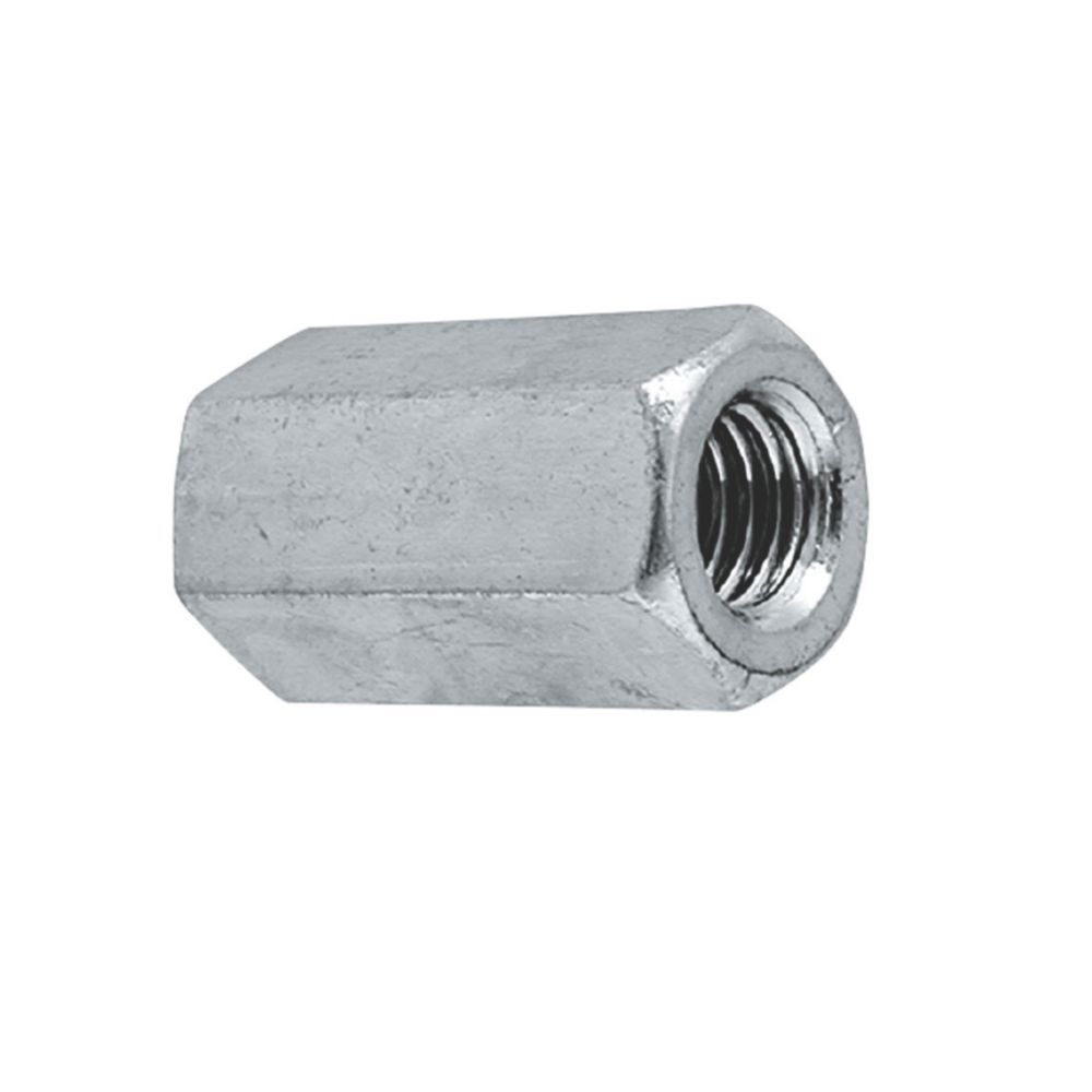Image of Easyfix A2 Stainless Steel Threaded Rod Connecting Nuts M8 10 Pack