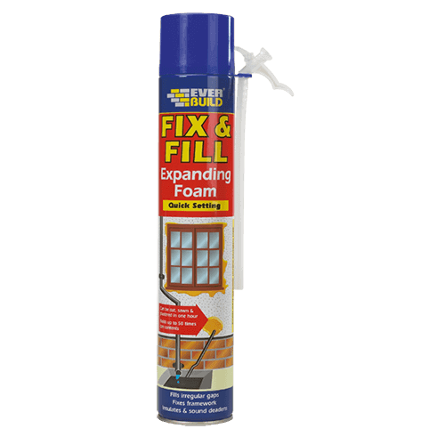 Image of Everbuild Fix & Fill Expanding Foam Hand Held 750ml