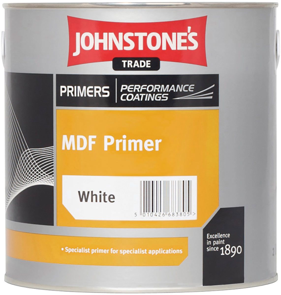 Product image for Johnstone's Trade MDF Primer White 2.5ltr