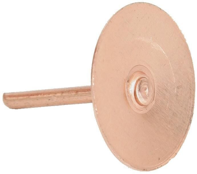 Product image for Disc Rivets Copper 1000pk