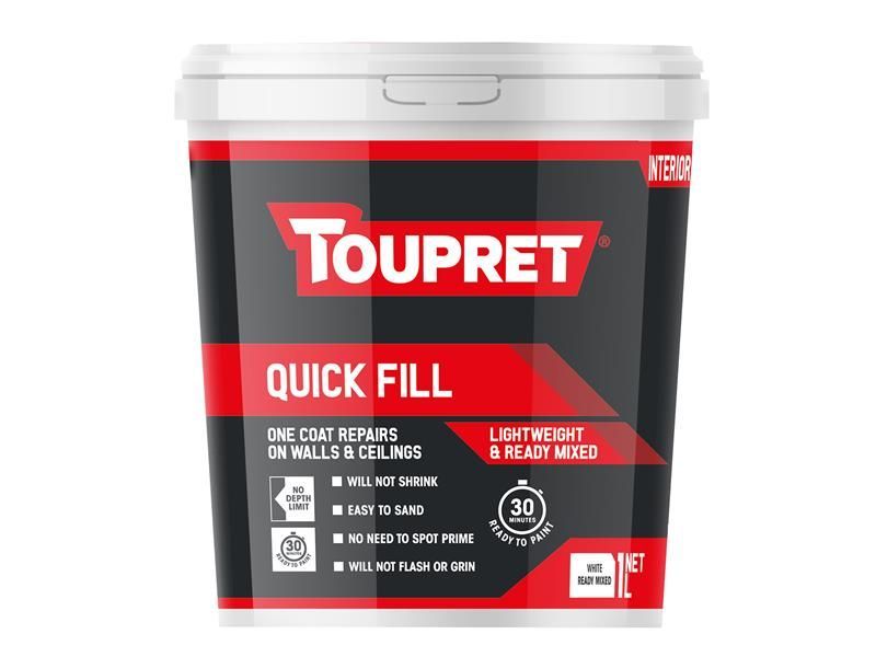 Image of Toupret Quick Fill Filler Lightweight 1ltr