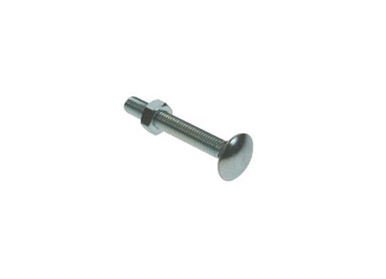 Image of Cup Square Carriage Bolt & Nut BZP M12x150mm