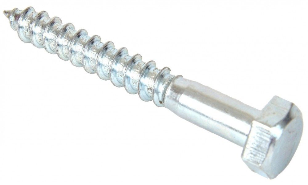 Product image for Coach Screws Hex Head BZP M8x150mm
