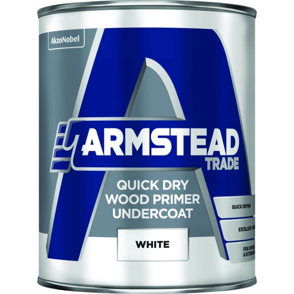 Image of Armstead Primecoat 1ltr Acrylic Primer/undercoat