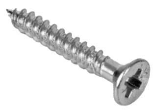 Product image for Wood Screws Twinthread Recessed BZP M2x12mm (½x4) 200pk