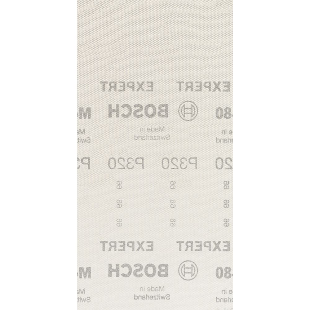 Product image for Bosch Expert M480 320 Grit Mesh Multi-Material Sanding Net 230mm x 115mm 10 Pack