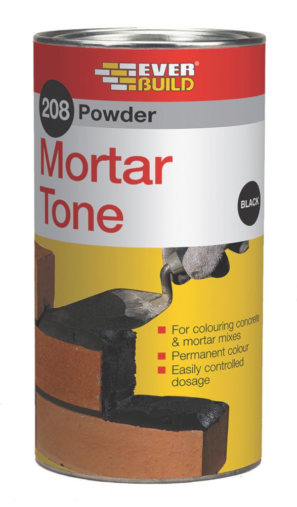 Product image for Everbuild 208 Powder Mortar Tone Black 1kg