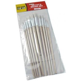 Image of Fit For The Job Artist Brush Plain 12pce Set
