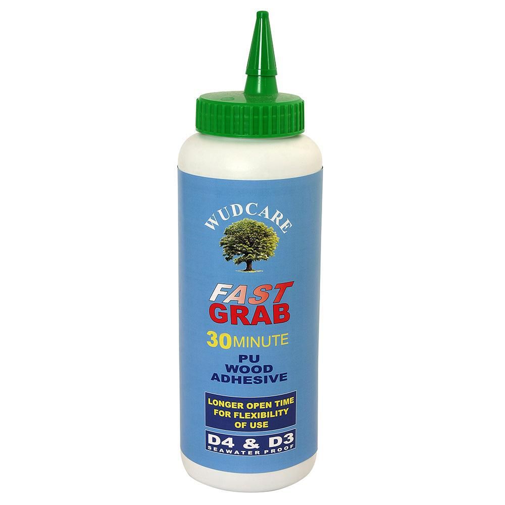 Product image for Wudcare Fast Grab 30 Minute Wood Adhesive Blue 1ltr