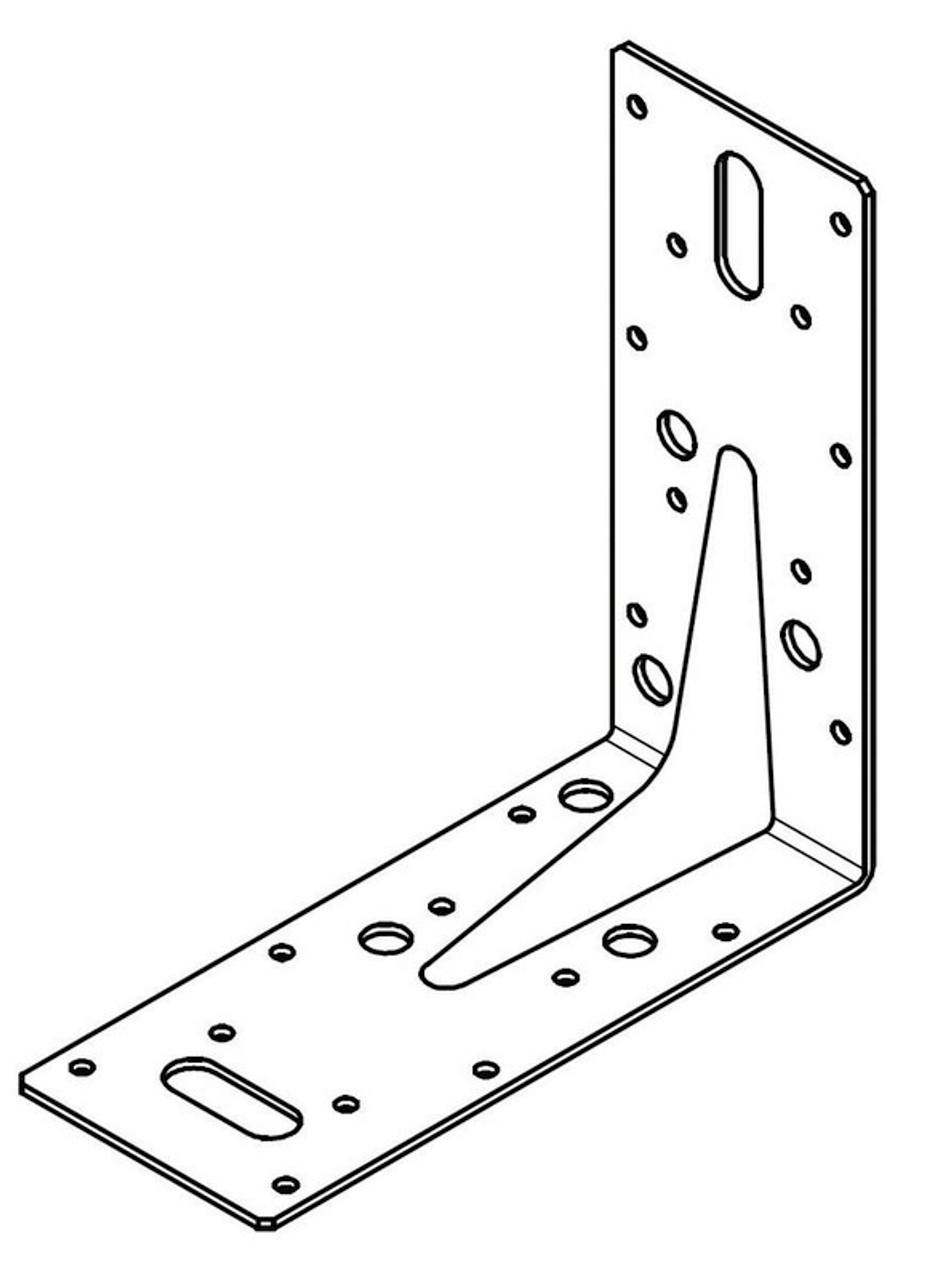 Product image for Angle Bracket Heavy Duty 150x90x63mm