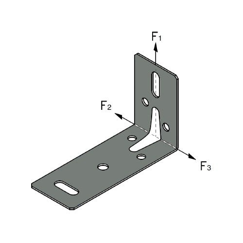 Product image for Angle Bracket Heavy Duty 150x90x63mm