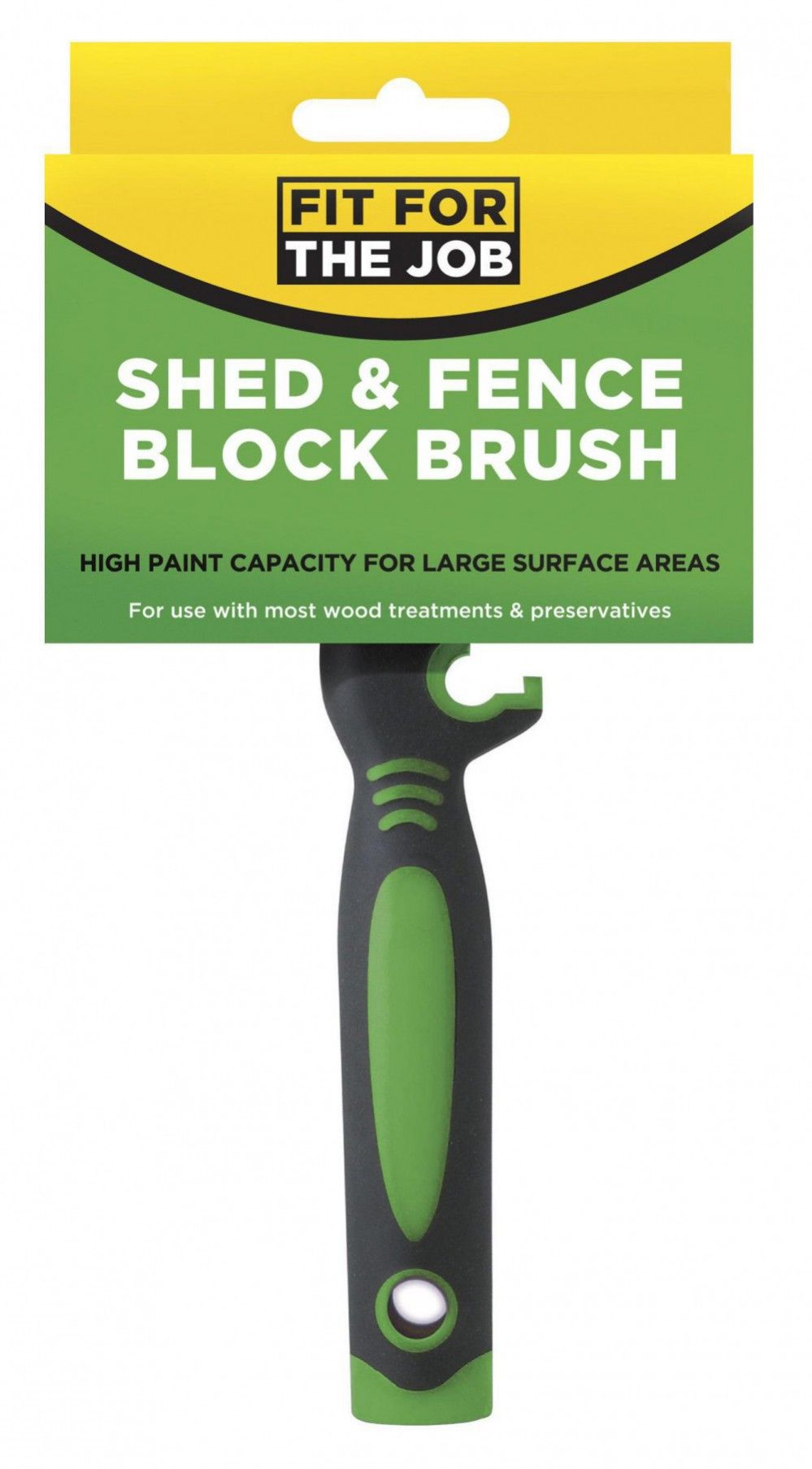Product image for Fit For The Job Shed & Fence Block Brush 100mm