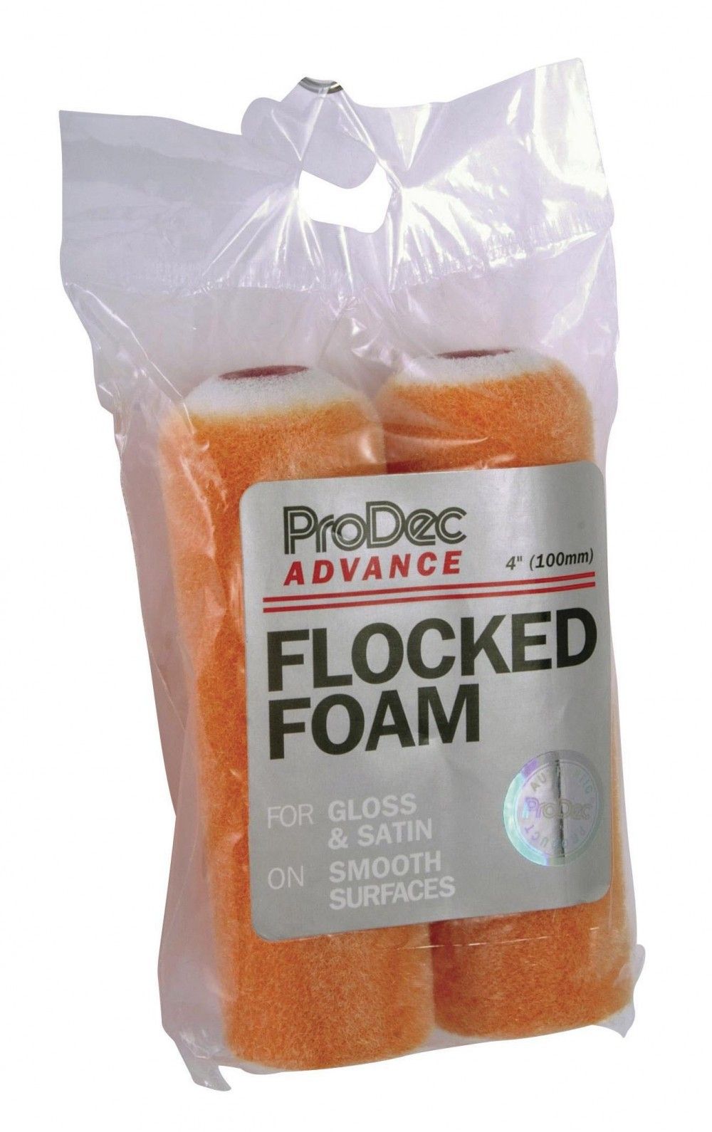 Product image for Prodec Advance Flocked Foam Mini Roller Sleeve 100mm 2pk