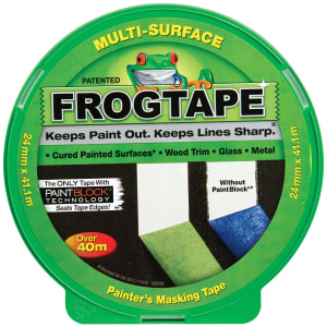Product image for Shurtape Frogtape® Multi-surface Masking Tape Green 24mm X 41.1mtr