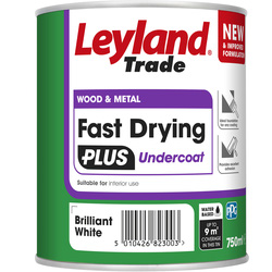 Product image for Leyland Fast Drying Plus Water Based Undercoat White 750ml