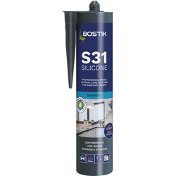 Product image for Bostik Pro S31 Sanitary Silicone 310ml Grey