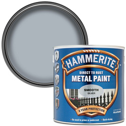 Product image for Hammerite Metal Paint Smooth Silver 2.5L