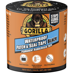 Product image for Gorilla Waterproof Patch & Seal Tape 3m Black
