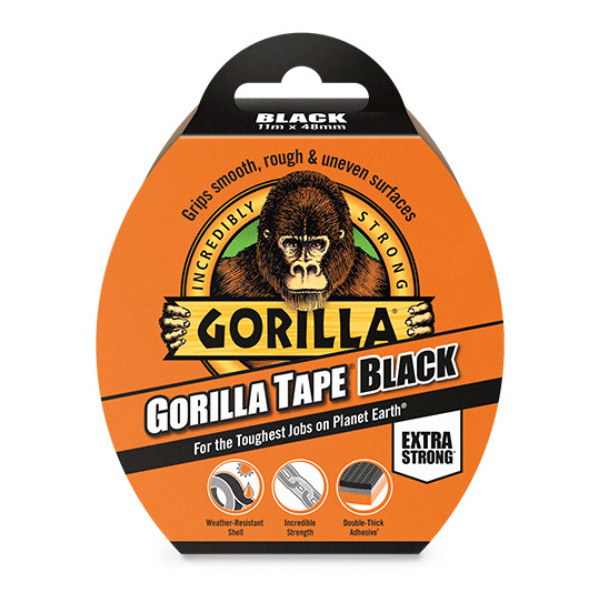 Product image for Gorilla Waterproof Patch & Seal Tape 3m Black