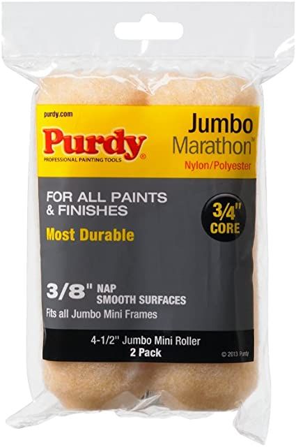 Product image for Purdy Marathon® Jumbo Mini Roller Sleeve 115mm (4½) 2pk