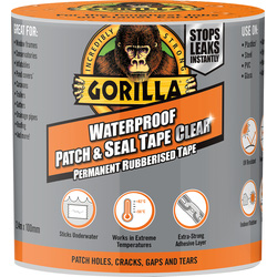 Product image for Gorilla Waterproof Patch & Seal Tape 2.4m Clear