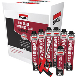 Product image for Soudal Gap Filling Expanding Foam Combi Trade Pack 750ml
