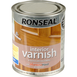 Product image for Ronseal Interior Varnish 750ml Satin Clear