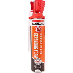 Product image for Soudal Genius Gun Fire & Acoustic Expanding Foam 600ml B1