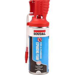 Product image for Soudal Genius Gun Pipe & Plumbing Foam 300ml