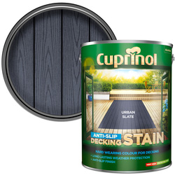 Product image for Cuprinol Anti-Slip Decking Stain 5L Urban Slate