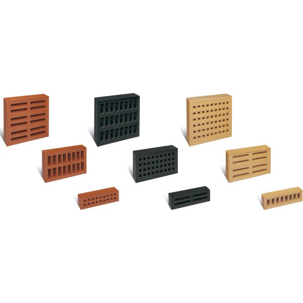 Product image for Redbank 215 X 140mm Square Hole Air Brick Blue