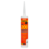 Product image for Everbuild Everflex 200 Contractors LMA Silicone Sealant White 295ml