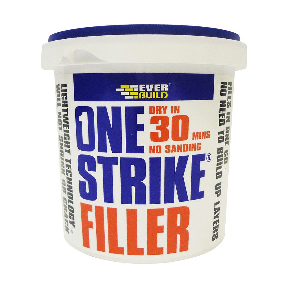 Image of Everbuild One Strike Filler Ready-mixed Lightweight White 250ml